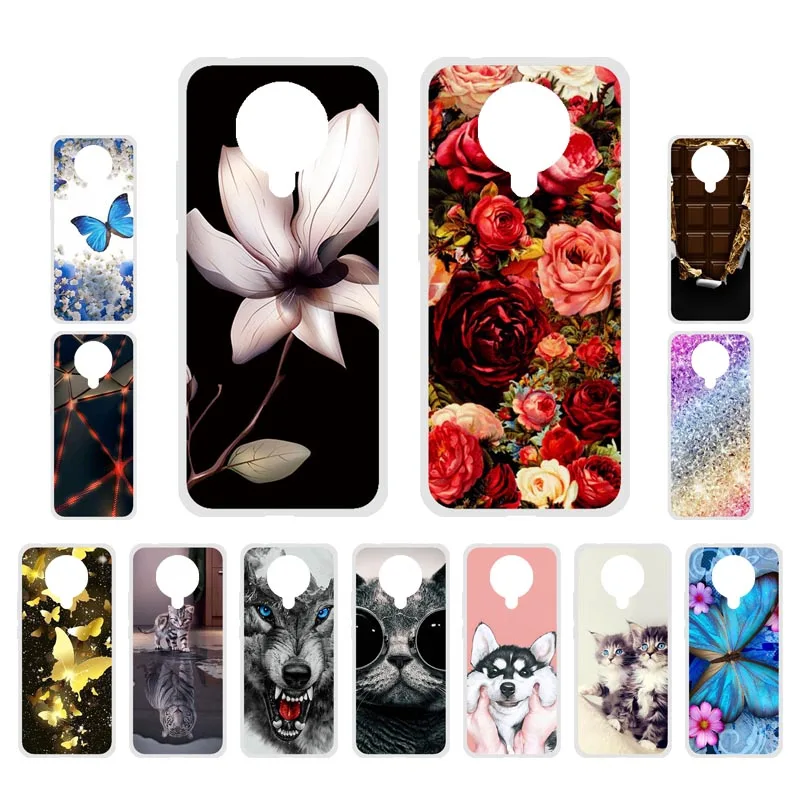 Силиконовый чехол с рисунком для Ulefone Power 6 телефона 6|Бамперы| |