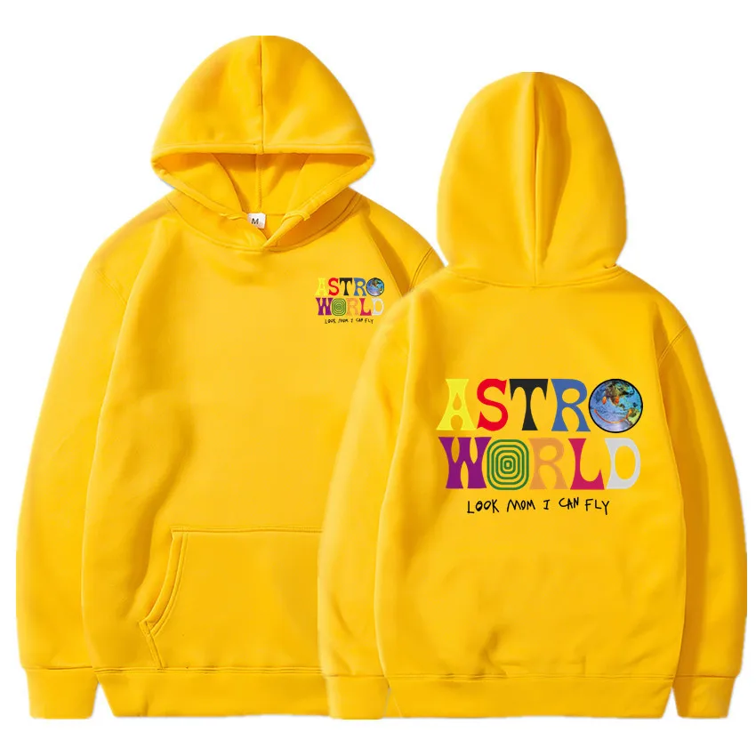 

Winter coat TRAVIS SCOTT ASTROWORLD WISH YOU WERE HERE HOODIES fashion letter HOODIE streetwear Man woman Pullover Sweatshirt