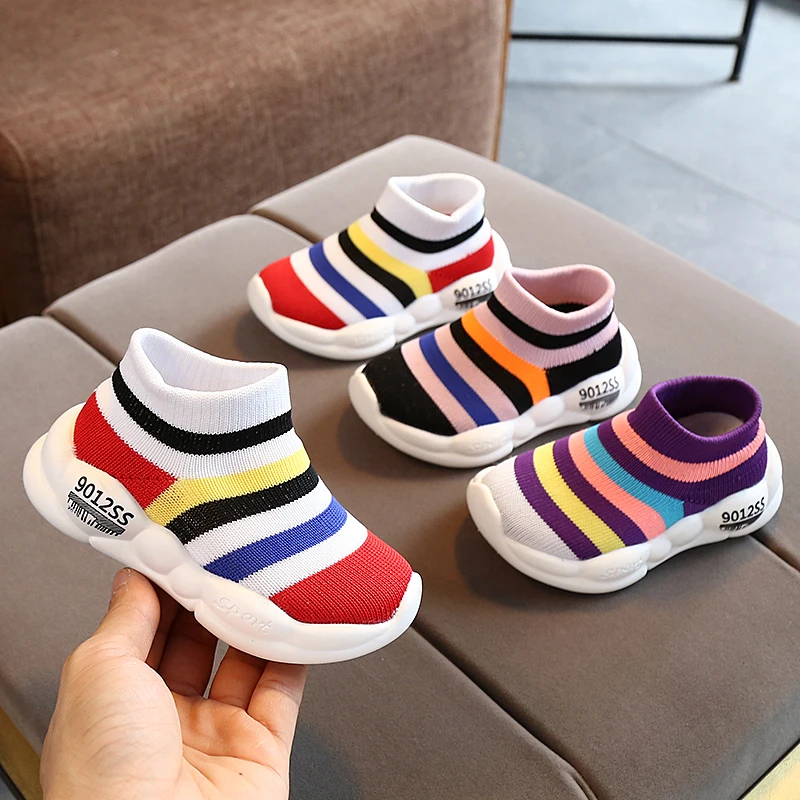Детские носки обувь для мальчиков и девочек кроссовки инструкторов маленькая