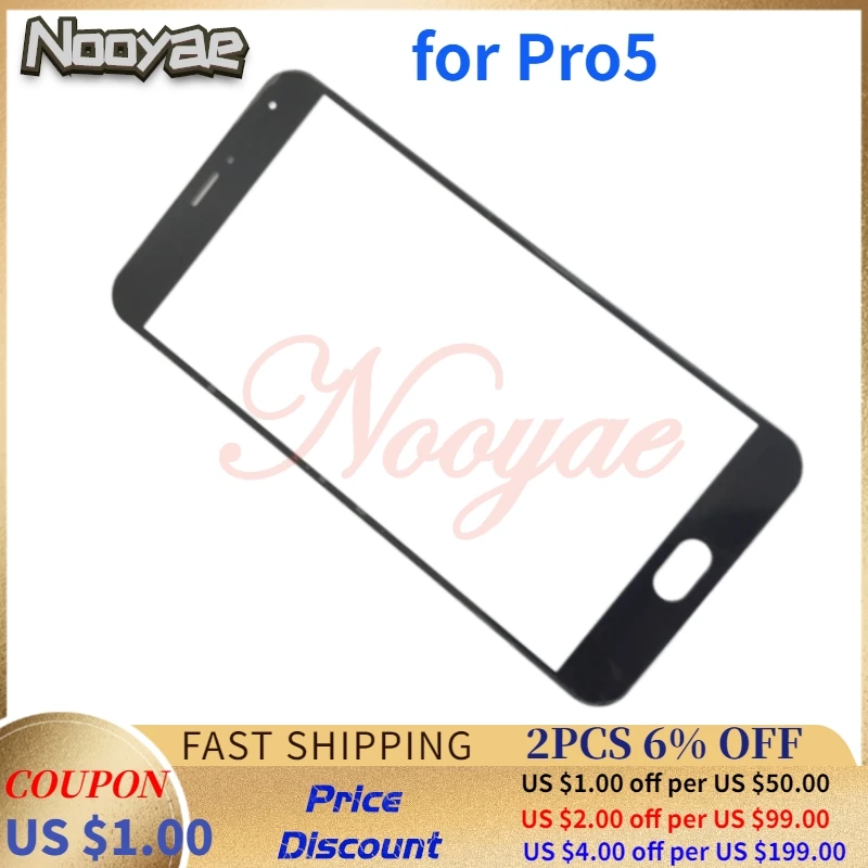 Стеклянная панель Novaphopat 5 7 дюйма M576 (не сенсорный дигитайзер) для Meizu Pro стеклянный