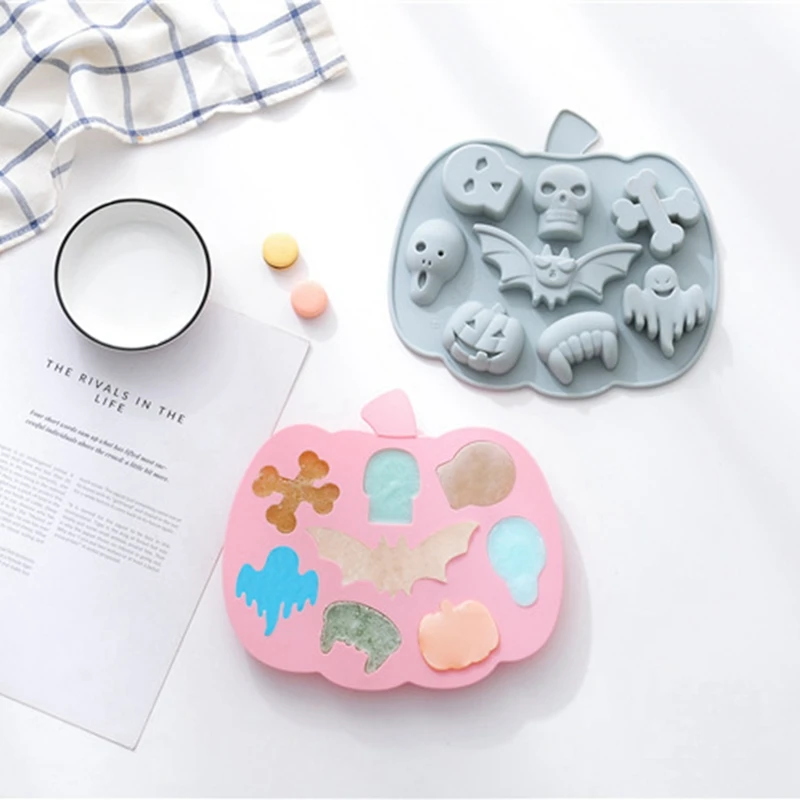 Силиконовая форма для домашнего пирога в виде тыквы на Хэллоуин праздничный торт