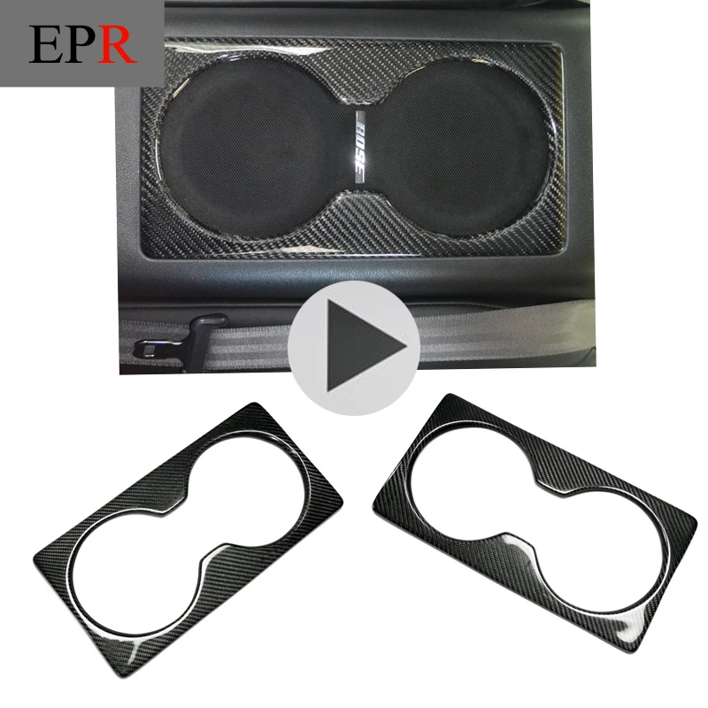 Автомобильный Стайлинг для Nissan GTR R35 чехол из углеродного волокна спикера заднего