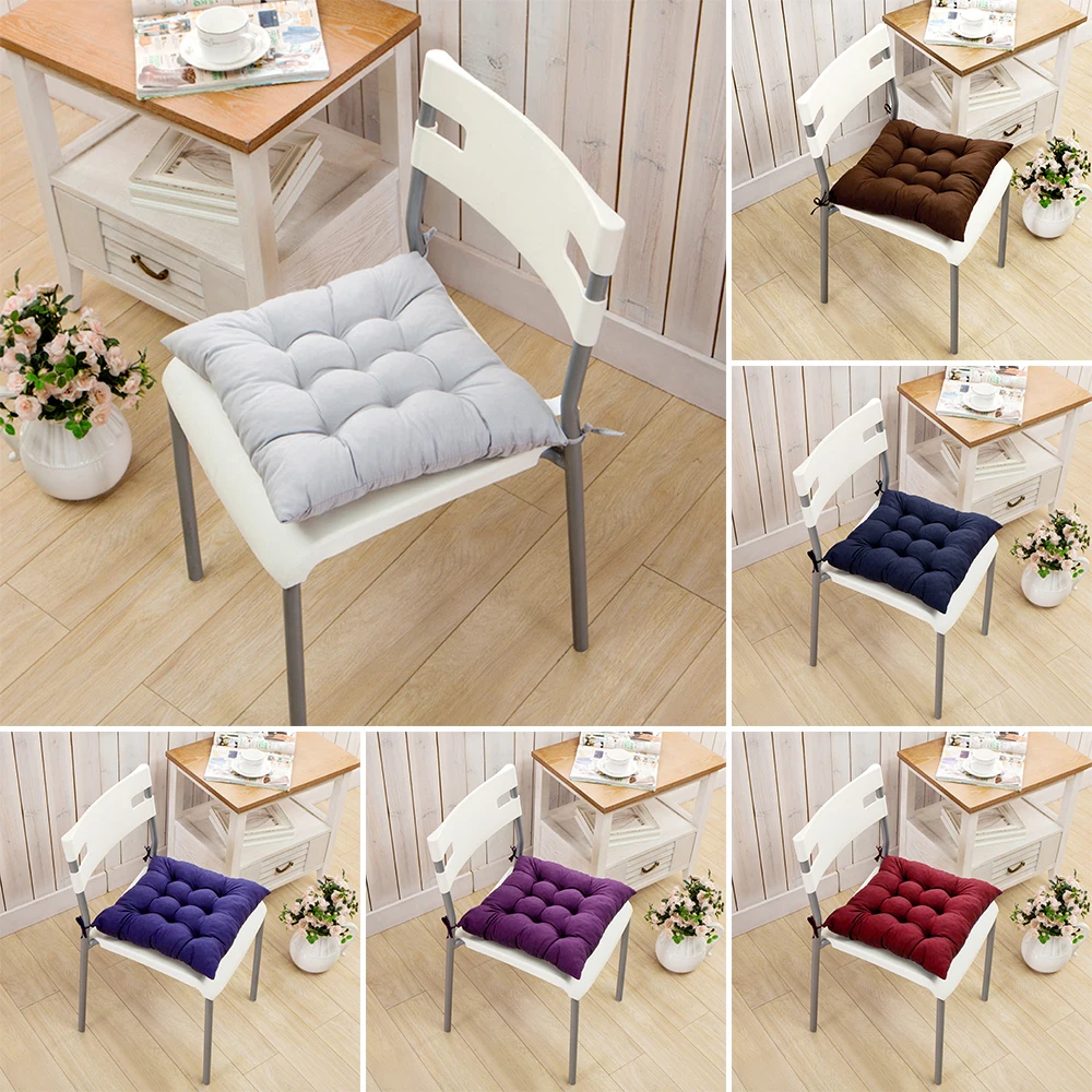 

12 Color Tatami Seat Cushion Soft Thick Square Chair Cushion Outdoor Garden Armchair Cushion Printing Home Dining Chair Cushion