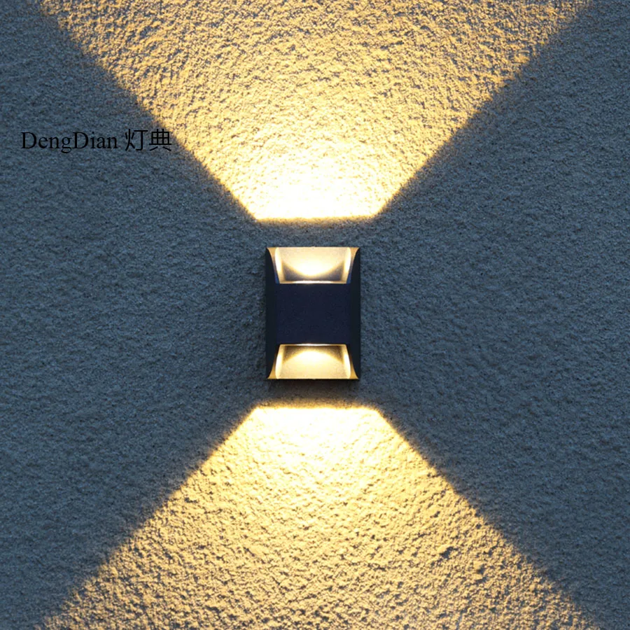 Уличный светодиодный настенный светильник водонепроницаемое алюминиевое