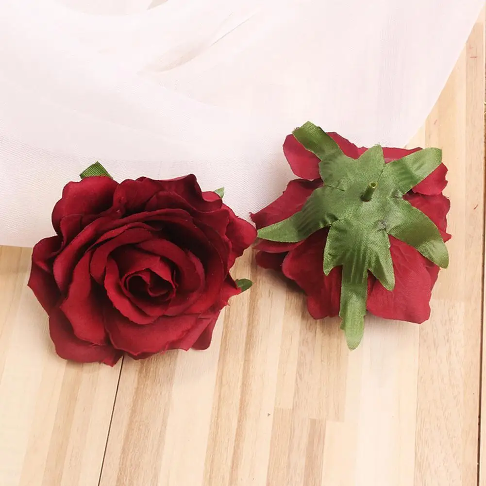 

Elegant Women 10 Colors Rose Flower Hairpins Romantic Exquisite Corsage Headdress Hair Clip Wedding Party Hair Accessories Gift