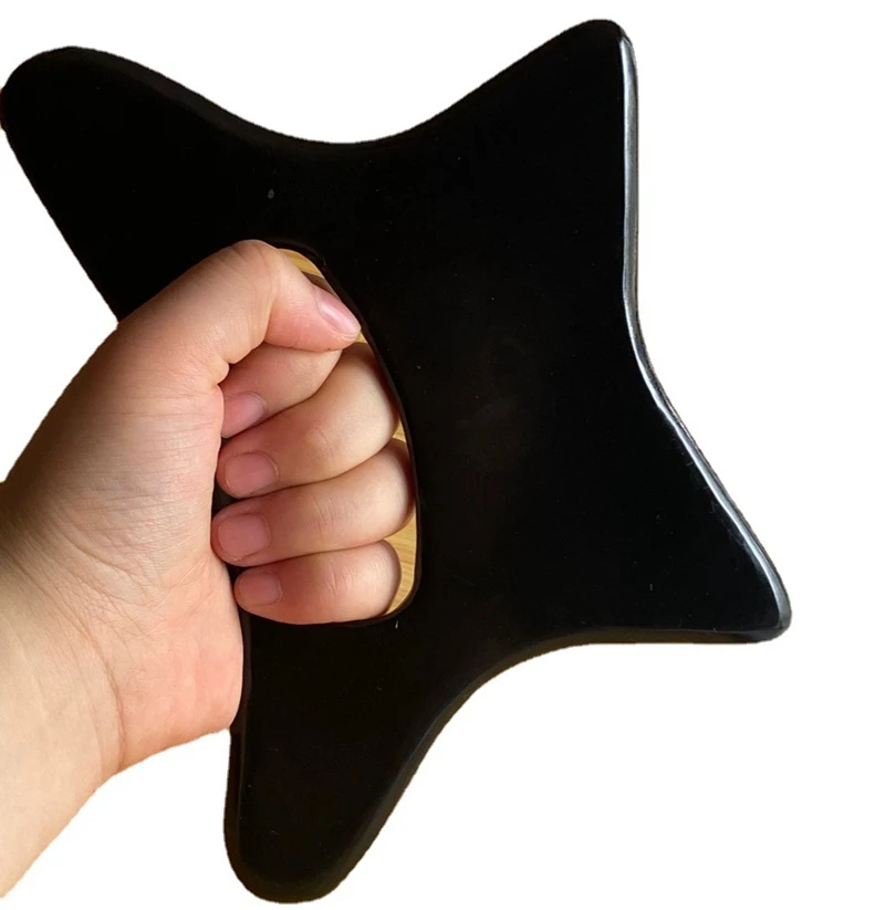 

Bian Stone Gouache Scraper Sawtooth Gua Sha Tool Guasha Board For Meridian Scraping Beauty SPA Body Relaxation Massager Dropship