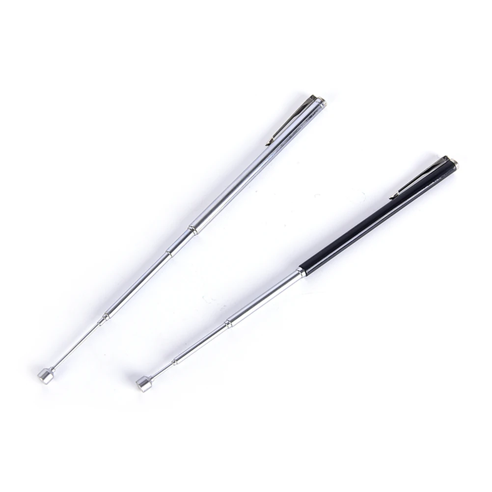 1PC Pointer Pen Instrument Baton Section 6 Stainless Steel Telescopic Magic Ballpoint Pen Kindergarten Teacher Teaching Supply