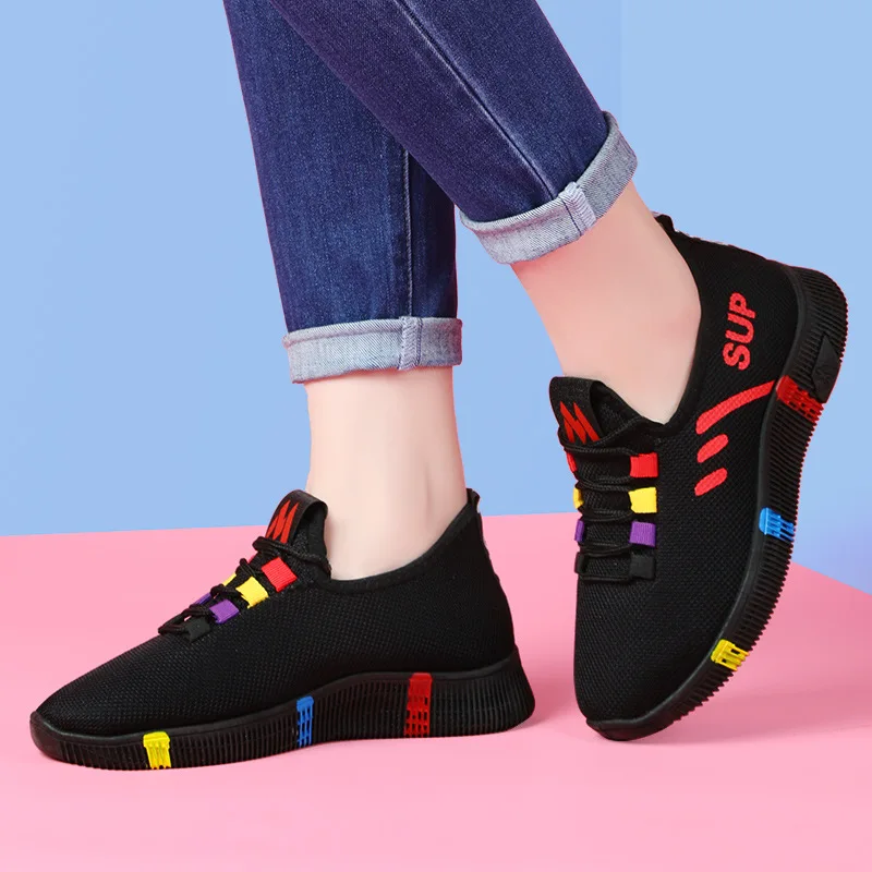 

Women's shoes 2021 new style spring and autumn mesh low-top shoes casual cloth shoes sports trendy shoes fashion single shoes