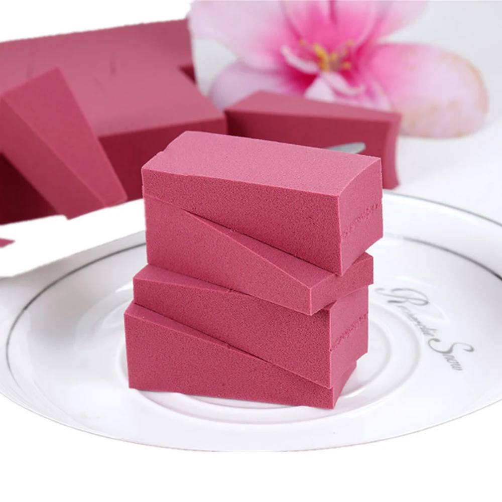 24 шт. треугольная губка для основы макияжа косметическая пудра гладкая