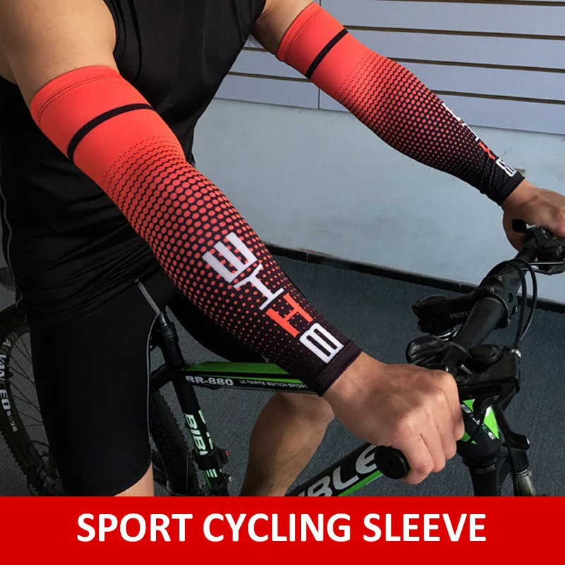 1 пара крутые мужские велосипедные рукава для бега защита от ультрафиолета
