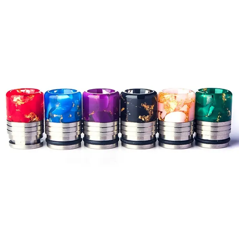

810 капельный наконечник для всех емкостей размера 810 Goon UD Zephyrus V3 VandyVape Mesh RDA Star Color Delrin капельный наконечник с основанием из нержавеющей стали