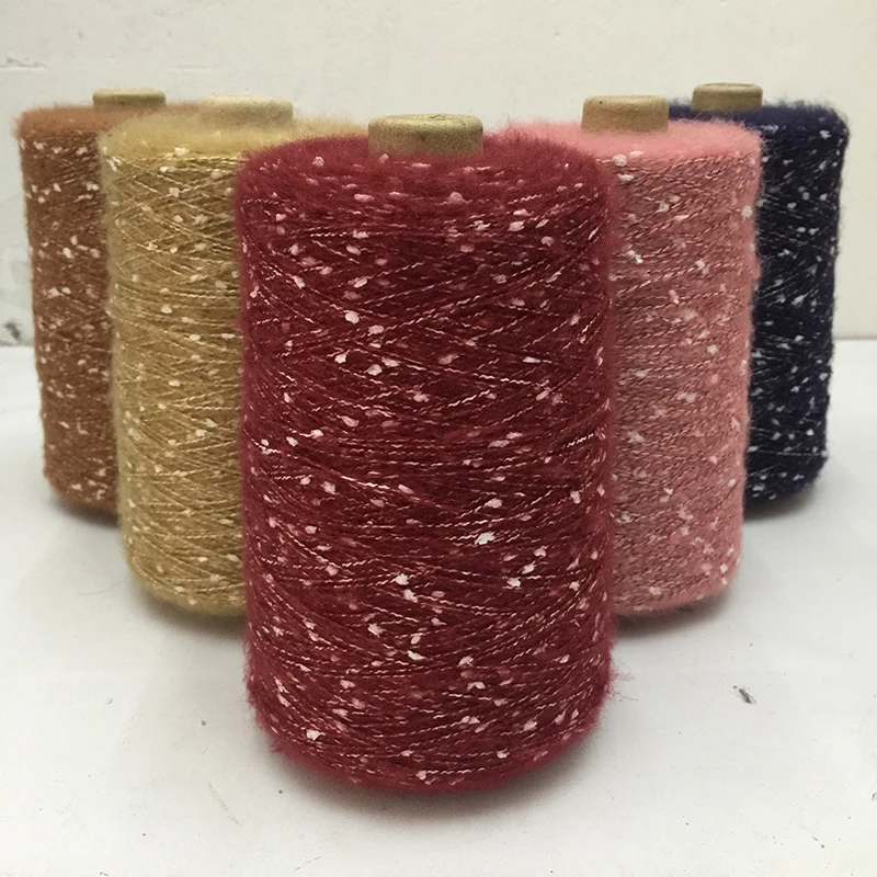 

500g/lot mohair yarn hand knitting Crocheting acrylic yarn to knit dot Crochet wool yarn Knittted lana Threads DIY line handmake