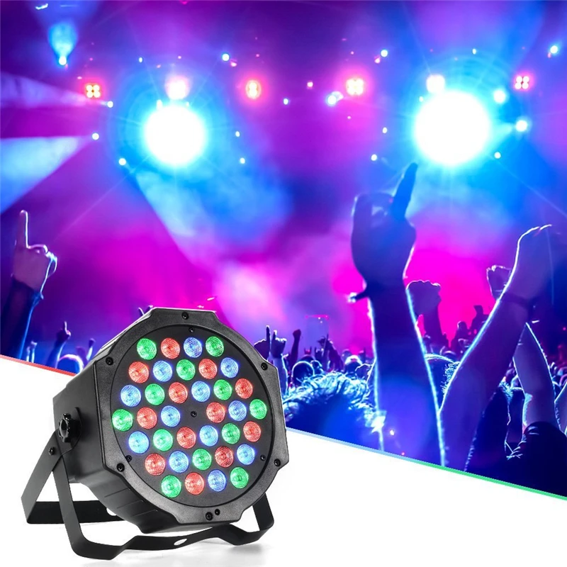 

36 LED Par Lights 36W DJ LED RGBW Par Lights RGB Wash Disco Light DMX Controller Effect For Small Paty KTV Stage Lighting