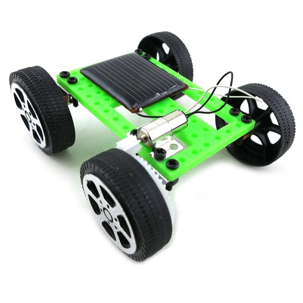 

Mini Solar Powered Racing Car Vehicle Educational DIY Assembly Kit Toy Kids Boy Girl Gift Toys Interesting Plastic Model