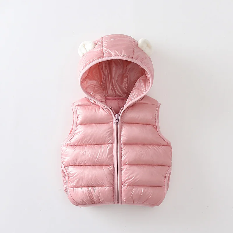 2019 теплые детские жилеты на осень-зиму жилет для маленьких мальчиков и девочек 0-4