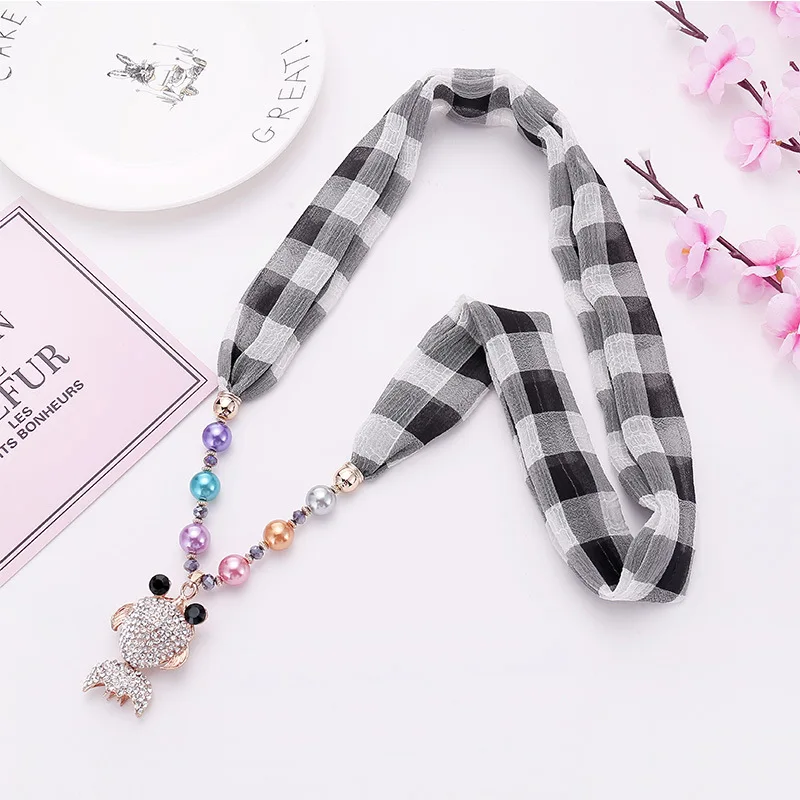 Новое поступление 2020 шифоновое ювелирное изделие массивное ожерелье подвеска