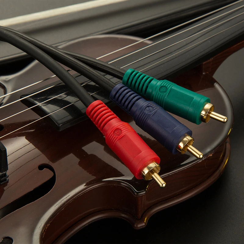 3RCA к 3 RCA штекер штекеру аудиокабель композитный видеокабель для домашнего