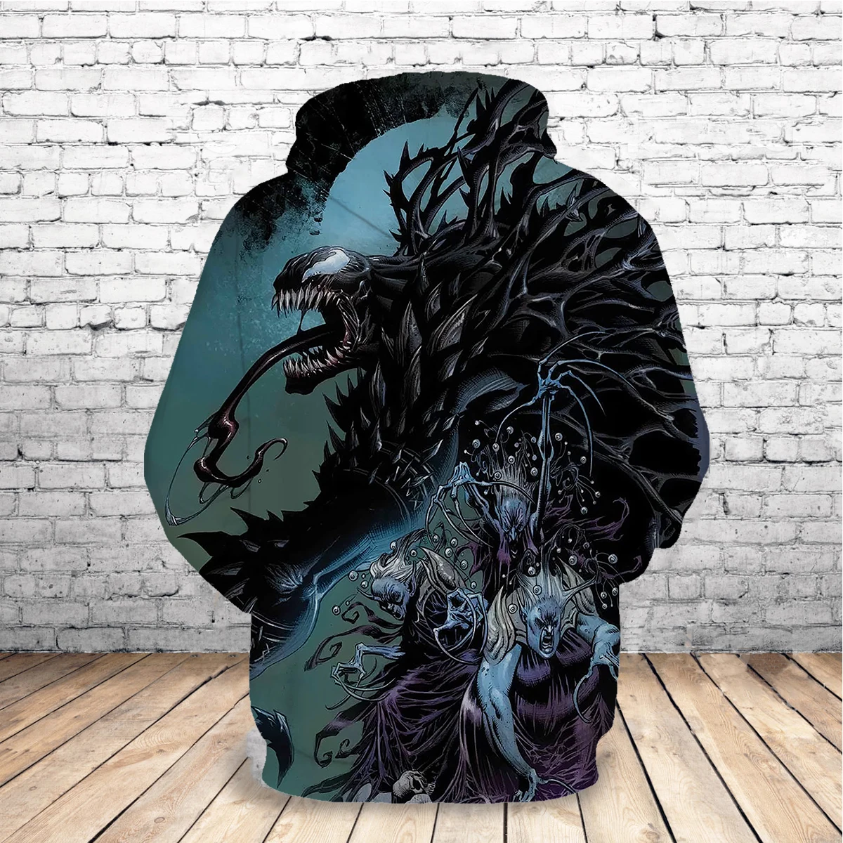 Горячая новинка Толстовка индивидуальный дизайн Venom 3D толстовки с принтом уникальные пуловеры топы мужская одежда Прямая поставка F76