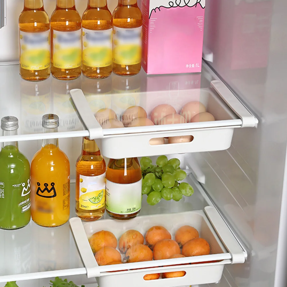 Контейнер для хранения еды и яиц полка морозильной камеры экономии места в