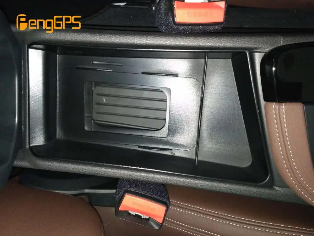 Qi автомобильное беспроводное зарядное устройство для BMW X1 2012 iPhone Xs Max Xr X Samsung S10 S9