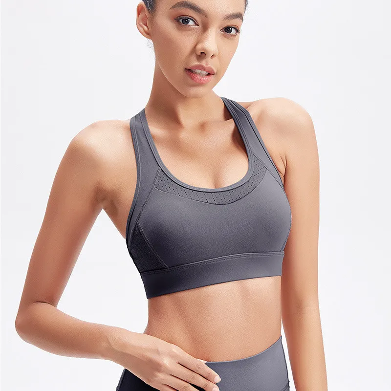 

MyZyQg Sports Yoga Bra Women Beauty Back Gather Bras Shockproof Running Underwear Vest Gym Fitness Workout Top