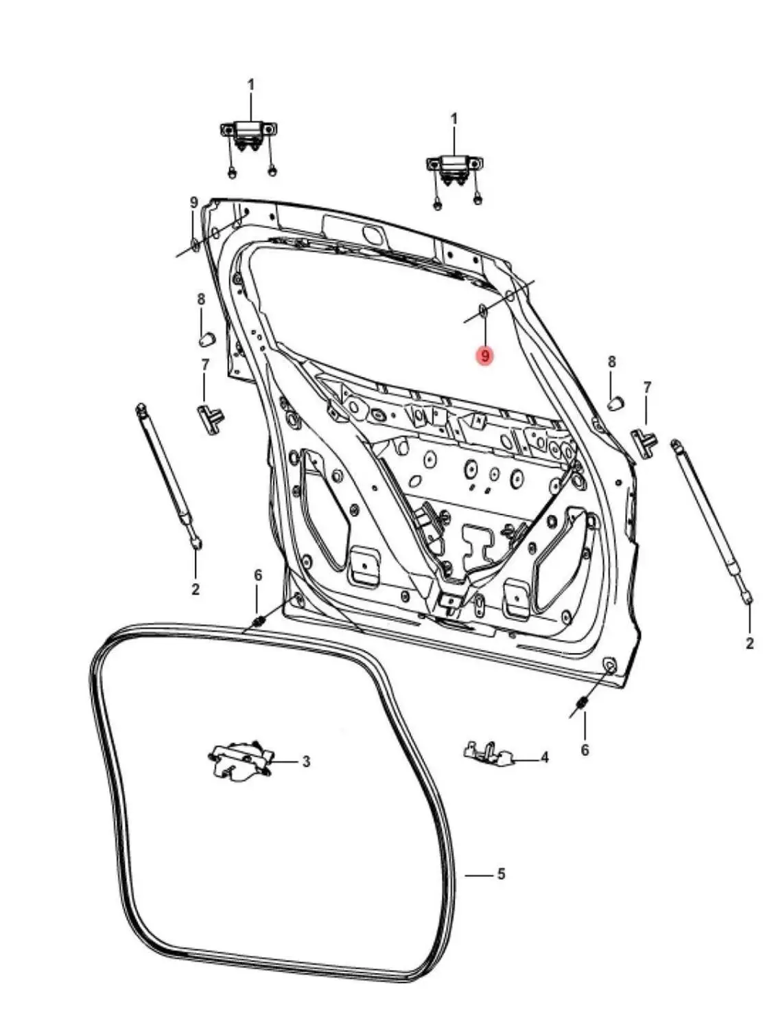 (1 пар/up.) комплект стойки для багажника китайского CHANGAN CS75 автозапчасти двигателя