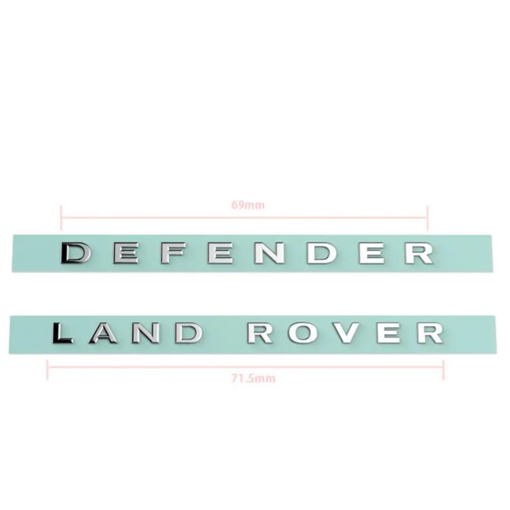 1 шт металлический лого декол