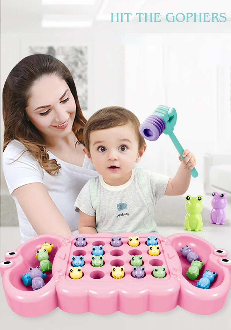 Дети ловят лягушку жадные бобы родитель ребенок интерактивные Настольные игры