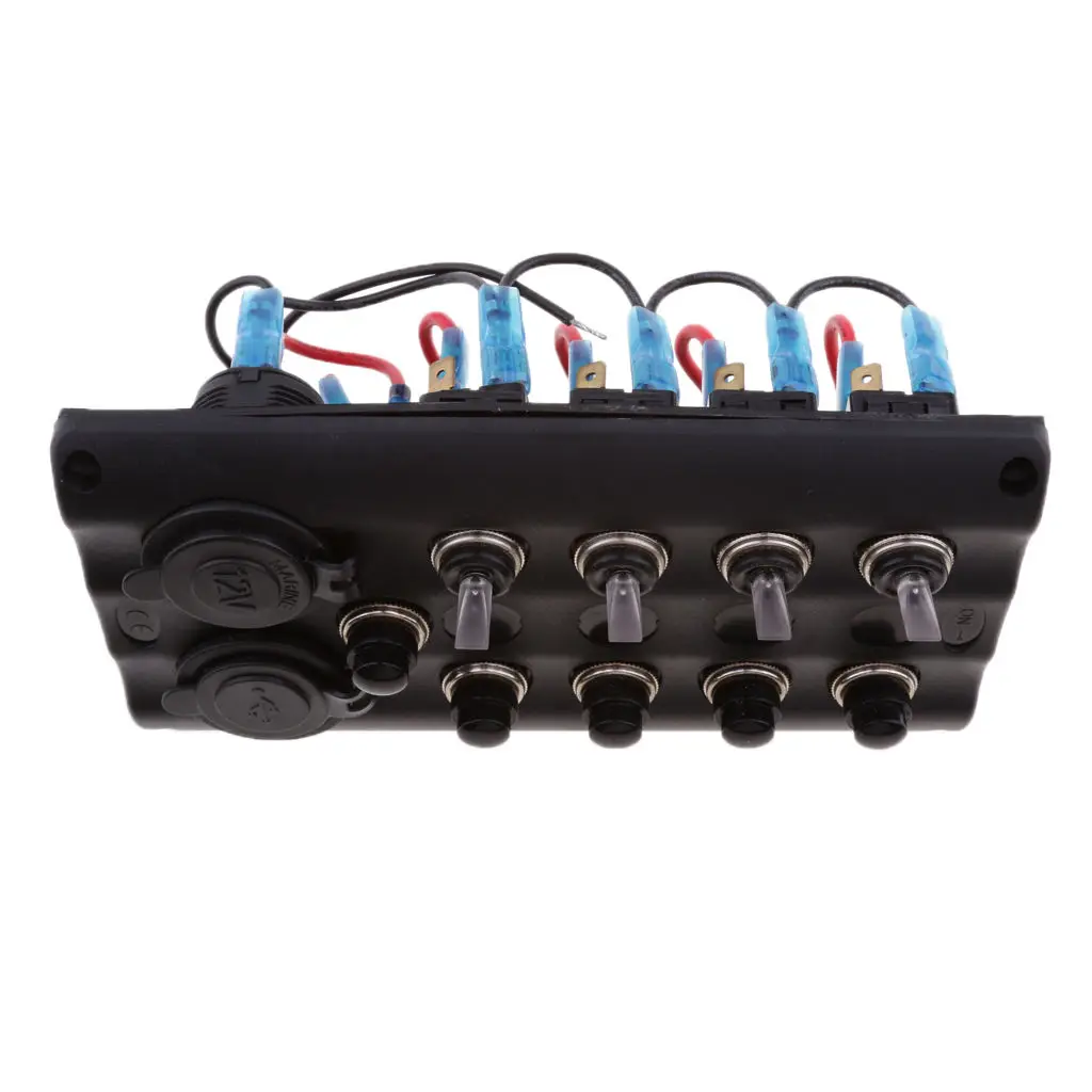 

4-х клавишная светодиодная водонепроницаемая панель переключателя с 5 выключателями