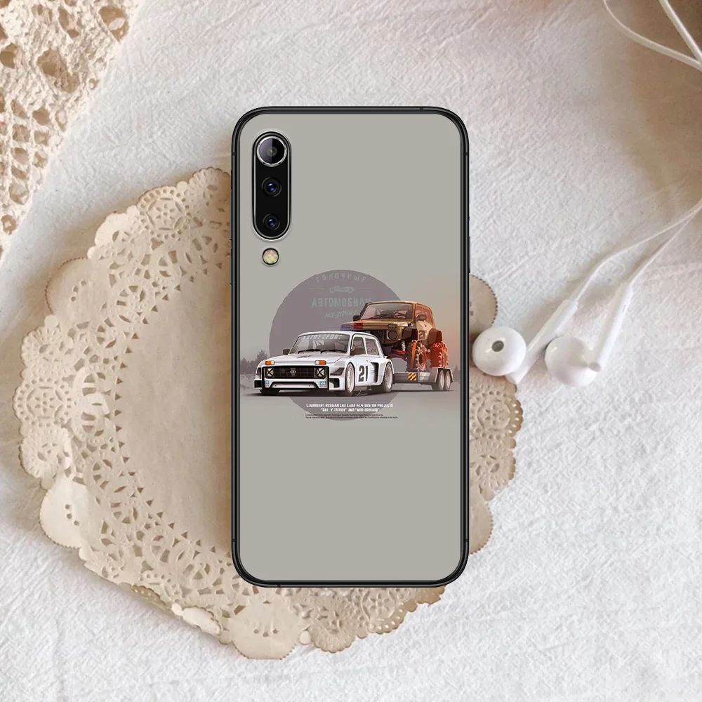 

LADA car Phone case For Xiaomi Mi note 10 A3 9 MAX 3 A2 8 9 Lite Pro ultra black Prime Fashion Back Silicone Cell Tpu Etui Soft