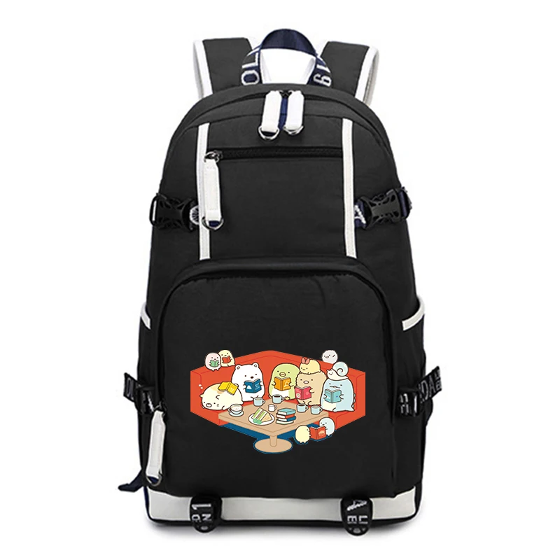 Sumikko Gurashi School Backpack Teens Boys Girls cute Daily Bag Fashion Travel Large Capacity hot | Багаж и сумки