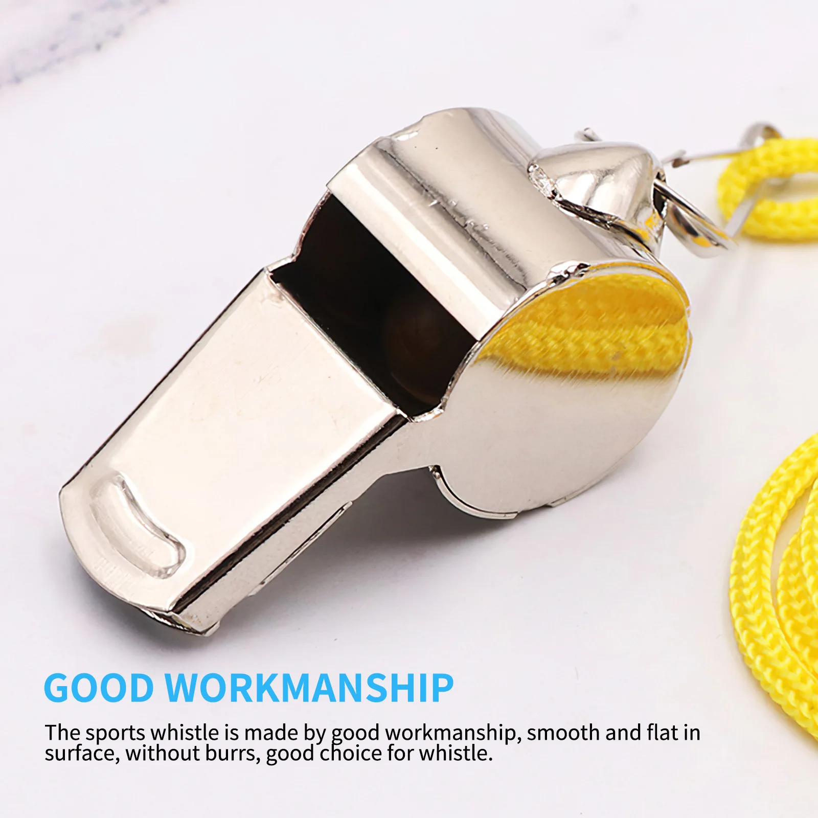Металлические Регулируемые свистки из нержавеющей стали для регби футбола