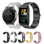 Ремешок из нержавеющей стали для Huawei GT2 Pro 46 мм, металлический браслет для смарт-часов Honor ES GS Pro Dream, аксессуары для взрослых