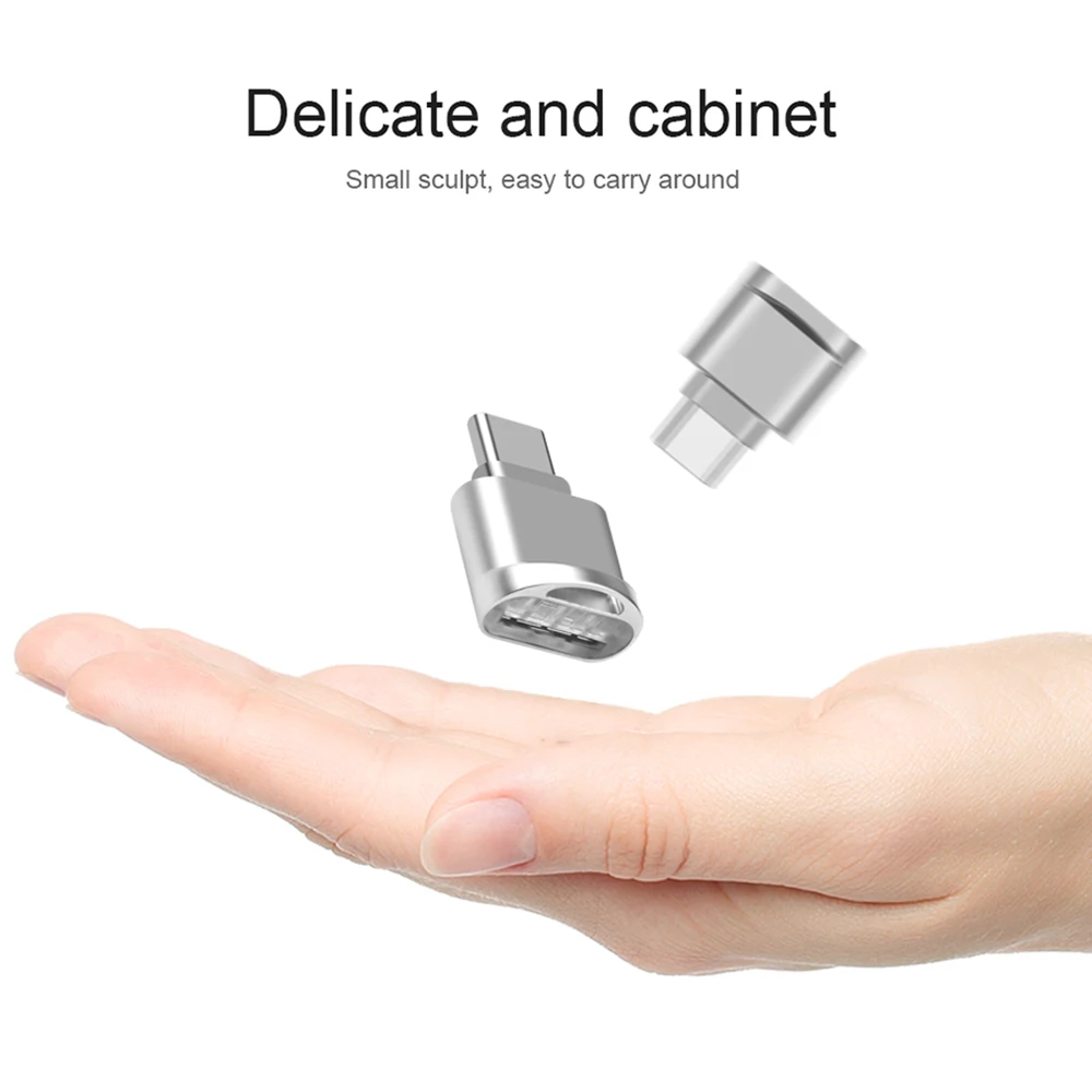 Кардридер Kebidu Type C Micro устройство для чтения карт памяти USB SD TF портативный