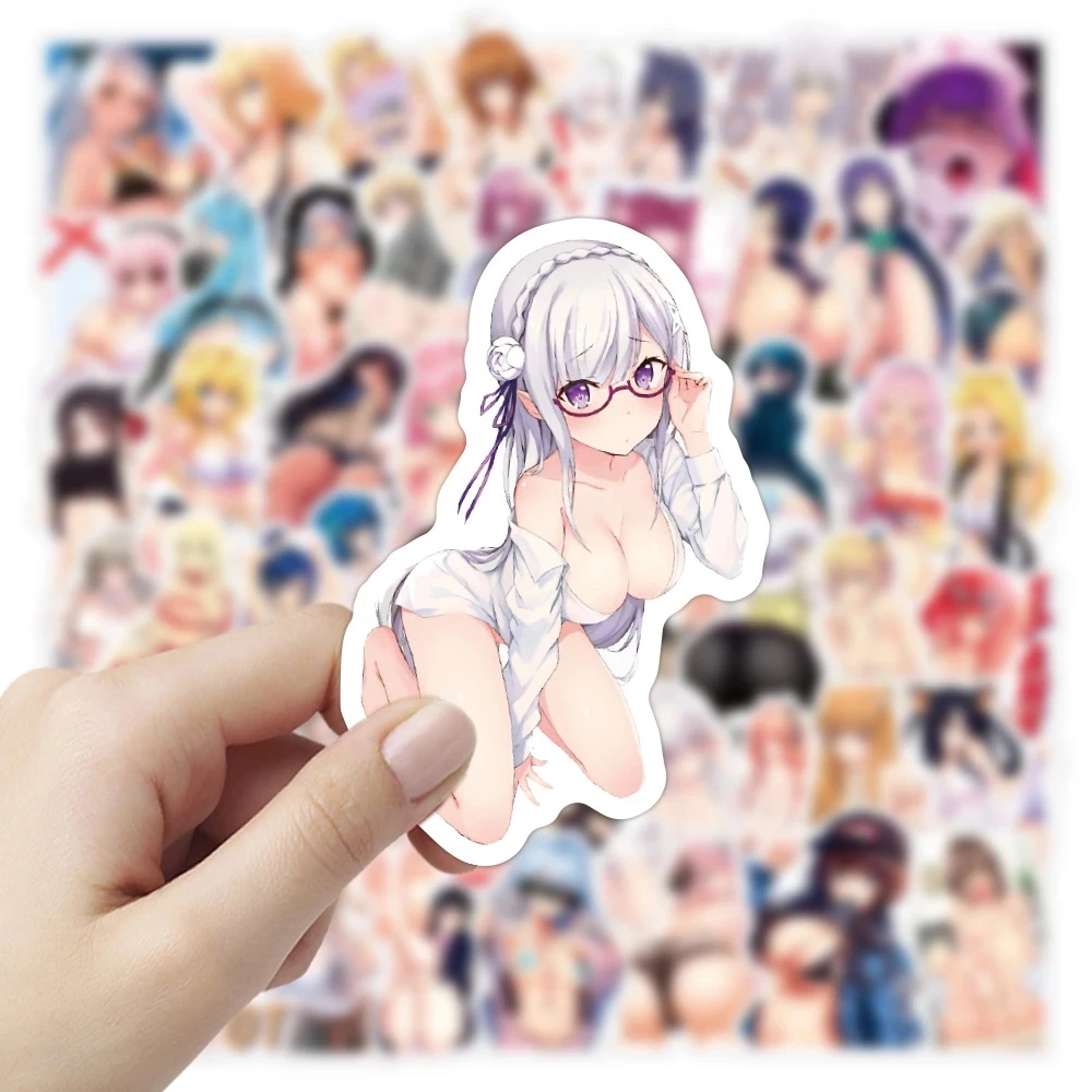 103050pcs sexy girl hentai waifu bunny girl anime stickers car skateboard bike laptop phone motorcycle cool sticker kid toy free global shipping