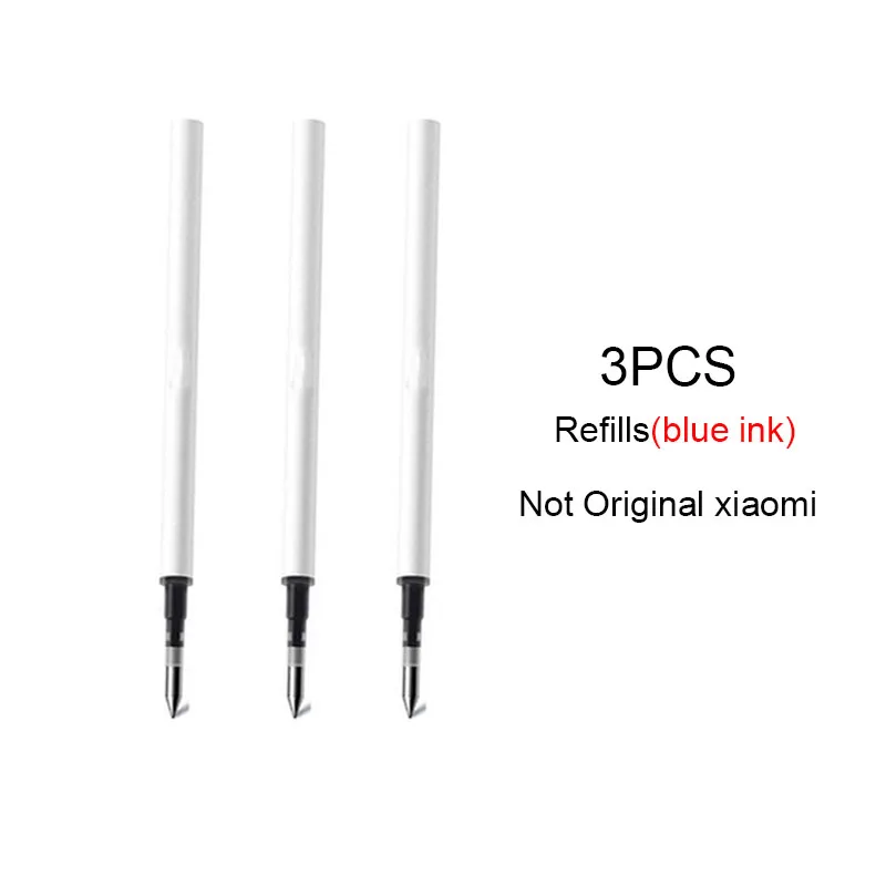 3pc Blue ink Xiao mi jia чернильное перо mi Pen 9,5 мм ручка для подписи PREMEC гладкая швейцарская заправка mi Kuni японские чернила черный/синий лучший подарок - Цвет: 3pc Blue ink