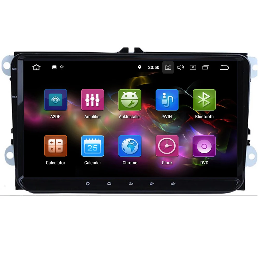 9 &quotAndroid 10 4 + 64G Автомобильный мультимедийный плеер DVD Авторадио GPS навигатор для VW