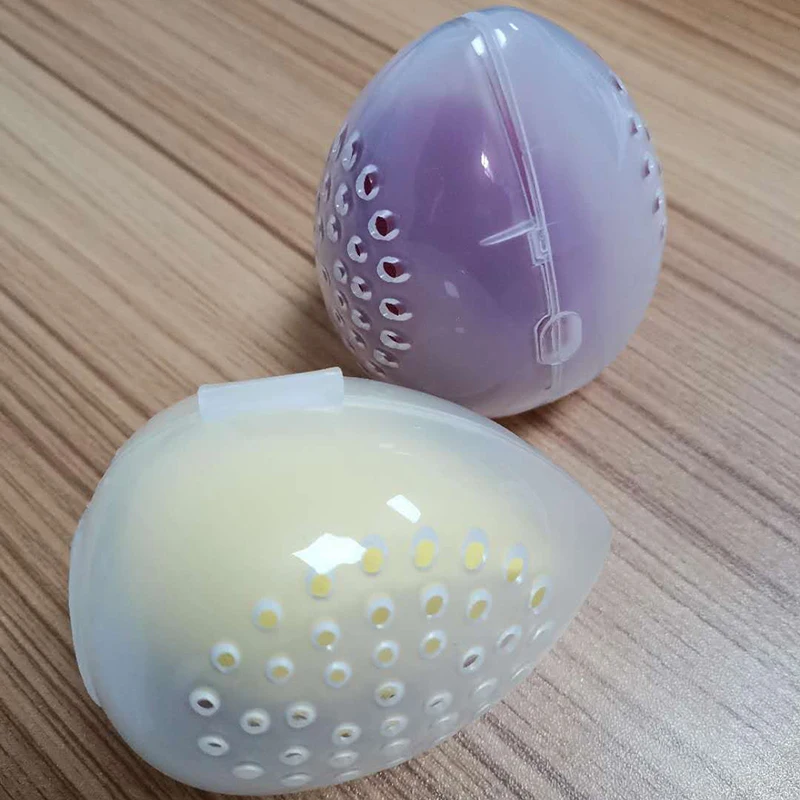 Портативный прозрачный мини-футляр для хранения косметики пыленепроницаемый