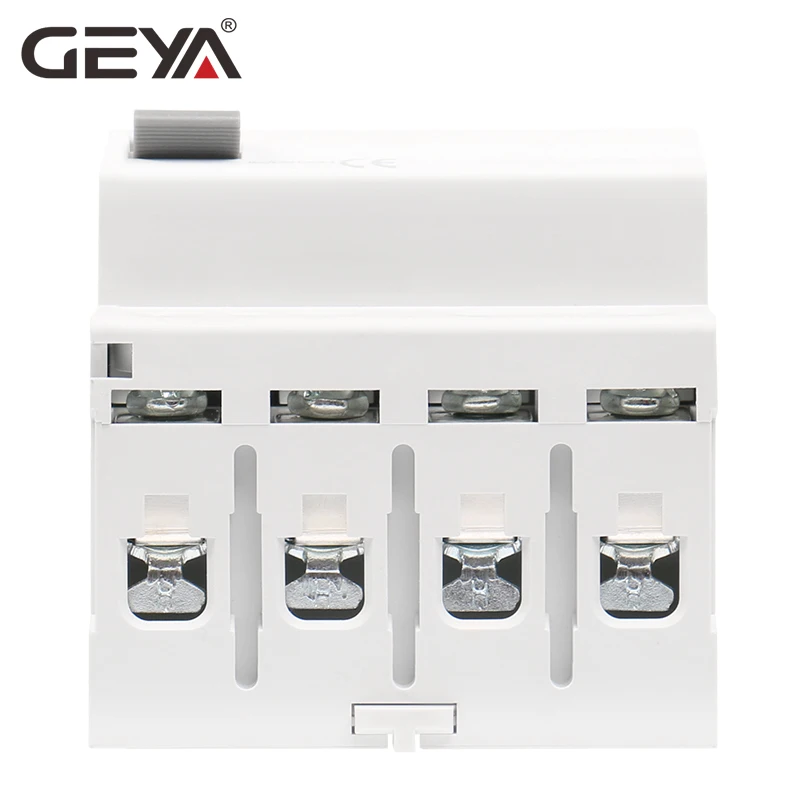 Автоматический выключатель остаточного тока GEYA типа A RCD ELCB 3P + N 40A 63А обнаруживает