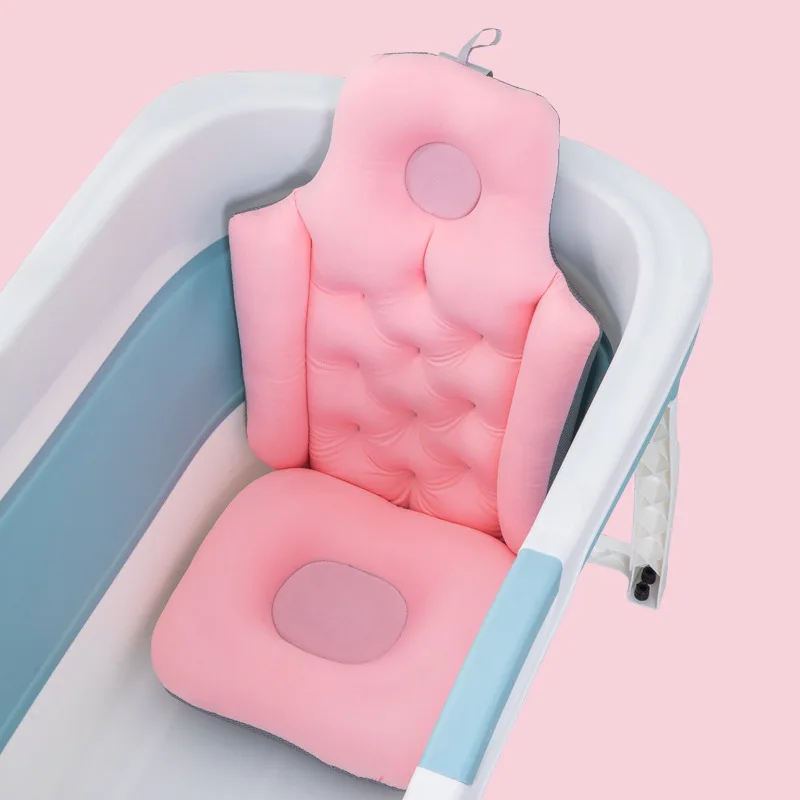 

Bath Pillow Comfortable Cushion Spa Bathing Pad Bathtub Cushion Non-Slip Waterproof Neck & Back Relax For adults and children