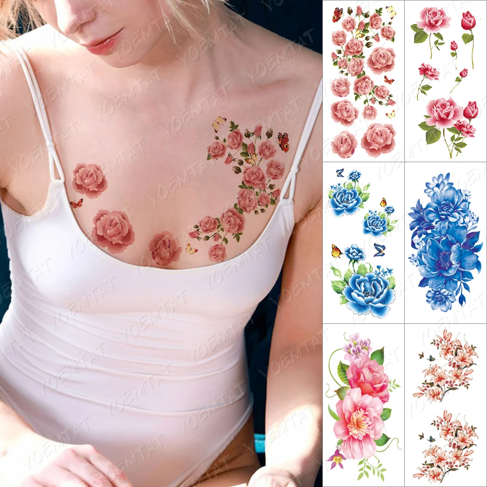 Переводные Временные Тату Женские Татуировки Индийская хна Арабская