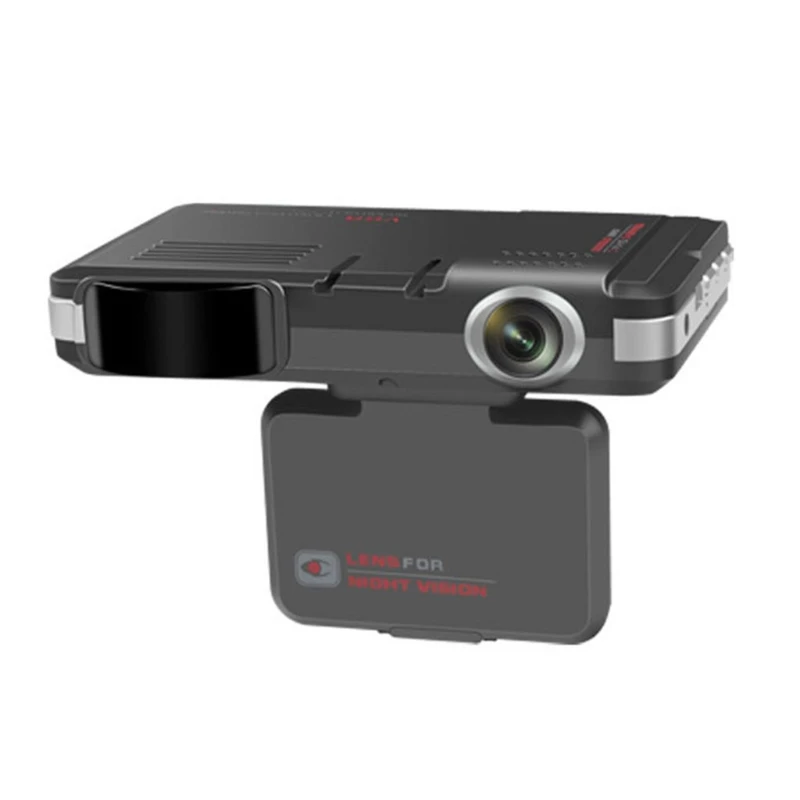 

P82B 2 in 1 Vehicle Raders Detector Car DVR 140 Wide Angle Camera Recorder Dashcam Recorder for Safety Driving