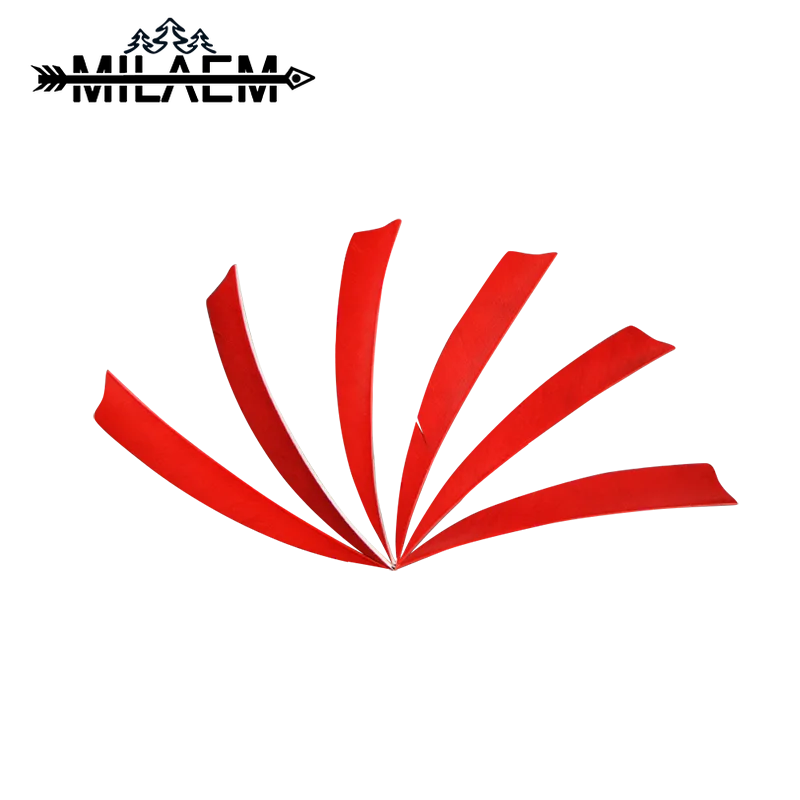 50 шт. 5 дюймов перо индейки настоящие Fletching левые крылья Высокое качество реальные