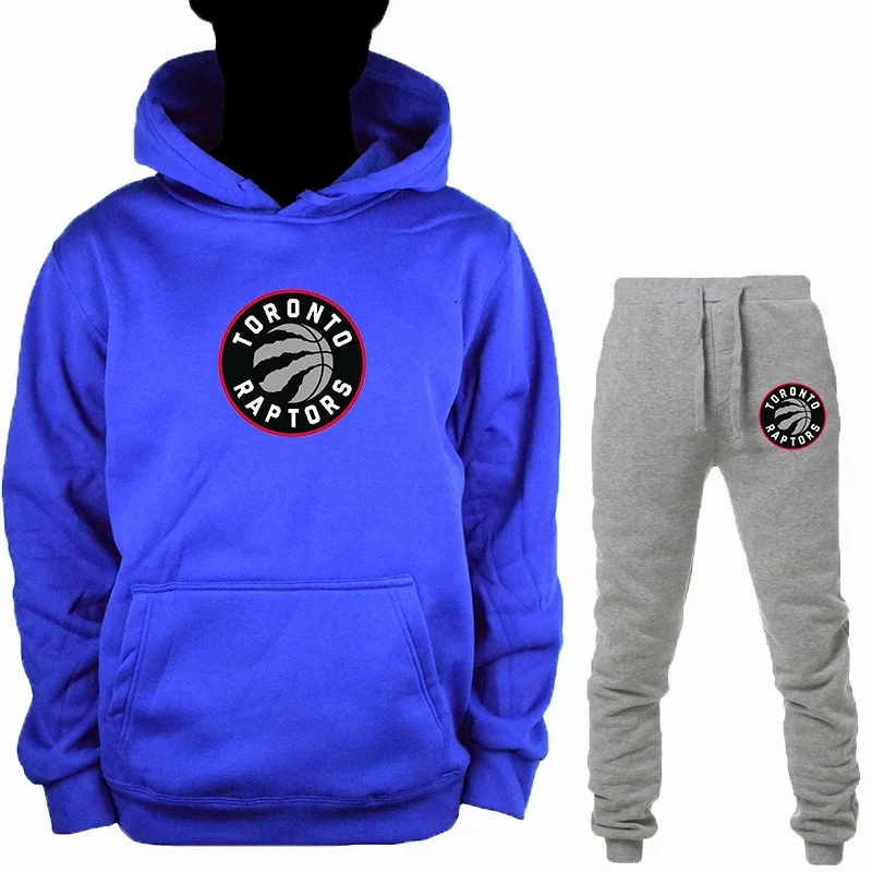 Стиль, Toronto Leonard Raptors, Джерси, Мужская толстовка, повседневный спортивный костюм, мужская спортивная одежда, фирменные теплые толстовки - Цвет: Blue-Hong-HuiK
