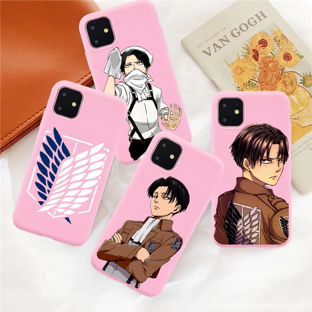 

HOT Anime Japanese attack on Titan Phone case for iPhone 12 11 Pro XS Max mini XR 6 S 6S 7 8 Plus Candy funda Silicone Cover