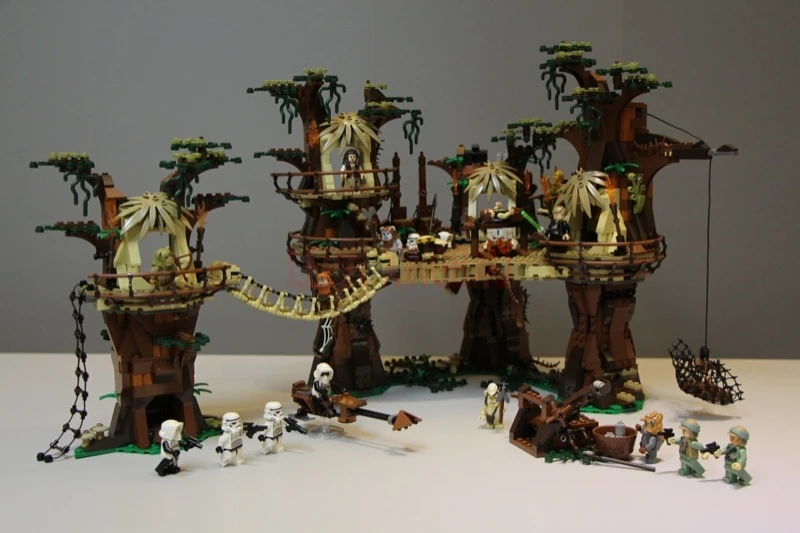 LP 05047 1990Pcs Star Wars Ewok Village Model Building Kits Blocks Bricks Set Children leleings Toys Clone 10236 | Игрушки и хобби