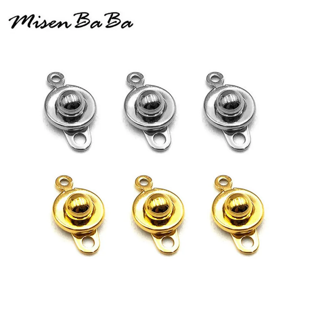 5 шт./лот новый дизайн вращающиеся застежки из нержавеющей стали круглый шарик