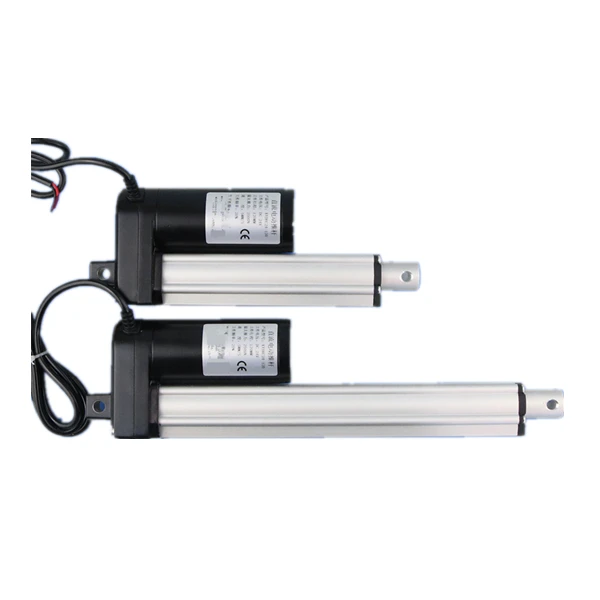 DC12/24V 100mm электрический линейный привод хода 4/6/10/15/20 мм/секция. Скорость холостого