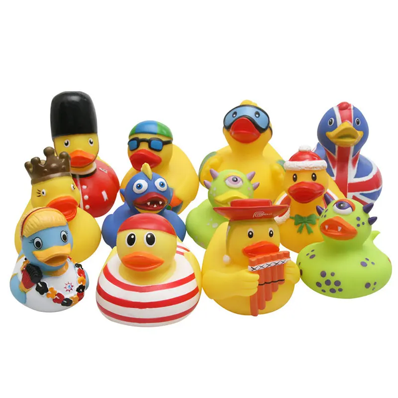 5 шт. клоун динозавр Циклоп резиновая утка детский душ игрушка для купания