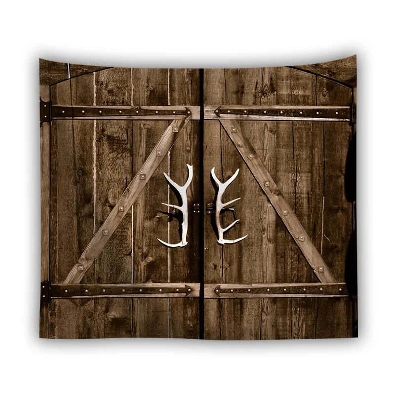 Деревянный узор кирпичный гобелен настенные гобелены цифровая печать фон Ткань